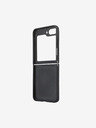 Guess Guess PC/TPU Glitter Flakes Metall Logo Back Cover für Samsung Galaxy Z Flip 5 Schwarz