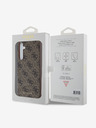 Guess Guess 4G Charm Rückenlehne für Samsung Galaxy A55 Braun