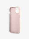 Guess Guess PU 4G Metall-Logo-Rückseite für iPhone 13 Pink