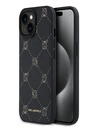 Karl Lagerfeld PU Karl Heads Pattern Magsafe Back Cover für iPhone 15 Schwarz Karl Lagerfeld