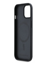 Karl Lagerfeld PU Karl Heads Pattern Magsafe Back Cover für iPhone 15 Schwarz Karl Lagerfeld