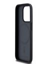 Karl Lagerfeld PU Karl Heads Pattern Magsafe Back Cover für iPhone 15 Pro Schwarz Karl Lagerfeld