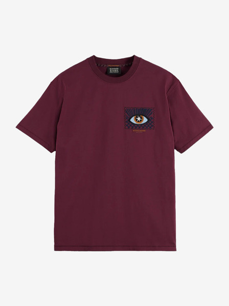Scotch & Soda Scotch & Soda Herren T-Shirt mit gehobenem Kunstwerk