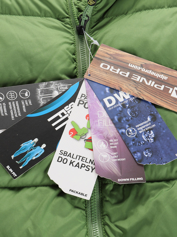 ALPINE PRO Herren-Winterdaunenjacke mit DWR ALPINE PRO ROGIT treetop