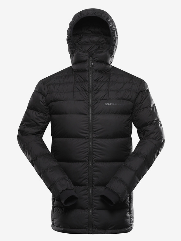 ALPINE PRO Herren-Winterdaunenjacke mit DWR ALPINE PRO ROGIT schwarz