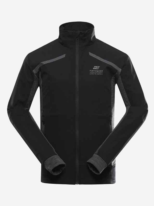 ALPINE PRO Herren-Softshelljacke mit Membran ALPINE PRO UKEB schwarz