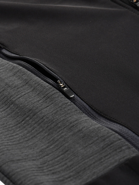 ALPINE PRO Herren-Softshelljacke mit Membran ALPINE PRO UKEB schwarz