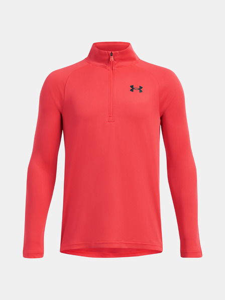 Under Armour Boys' Shirt Under Armour UA Tech 2.0 1/2 Zip-RED
