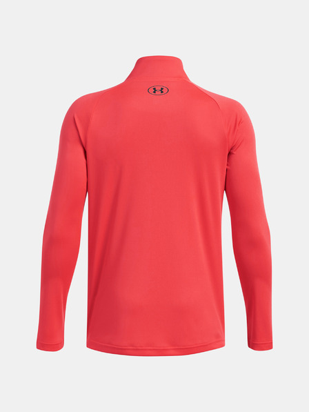 Under Armour Boys' Shirt Under Armour UA Tech 2.0 1/2 Zip-RED