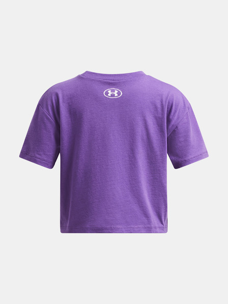 Under Armour Under Armour UA CROP SPORTSTYLE LOGO SS-PPL Mädchen T-Shirt