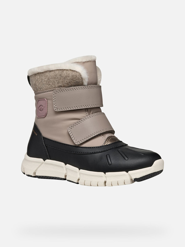 Geox Beiger Mädchen-Winterschuh Geox Flexyper B Ab
