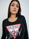 Guess Schwarzes T-Shirt mit langen Ärmeln von Guess