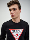 Guess Schwarzes Herren Guess Audley Sweatshirt