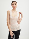 Guess Hellrosa Damen Satin-Oberteil Guess Susan