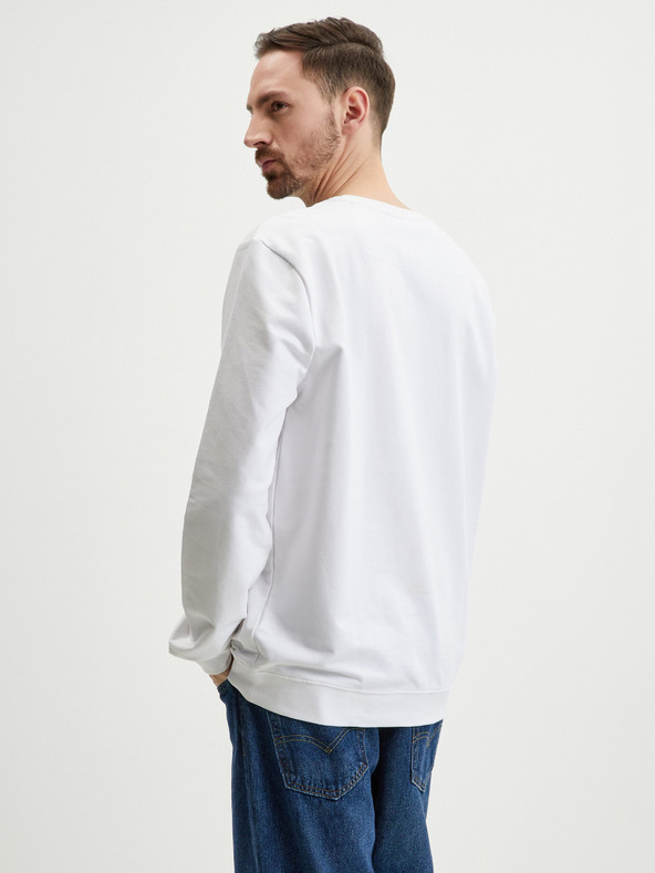 Guess Weißes Guess Herren-Sweatshirt Audley