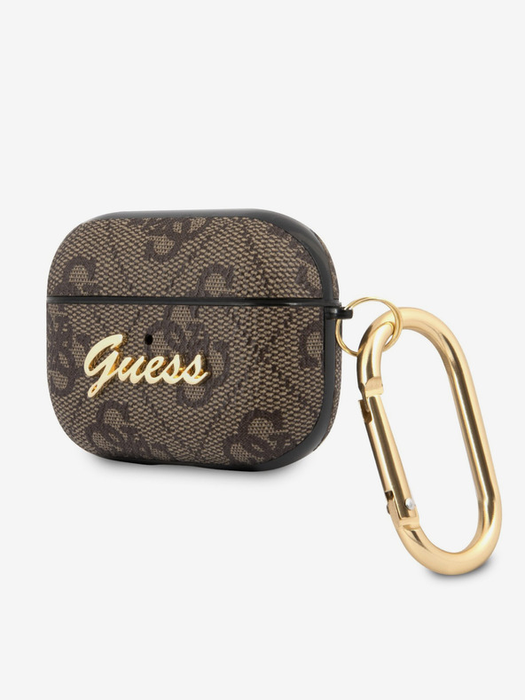 Guess 4G Script PC/PU Airpods Pro Brown Case