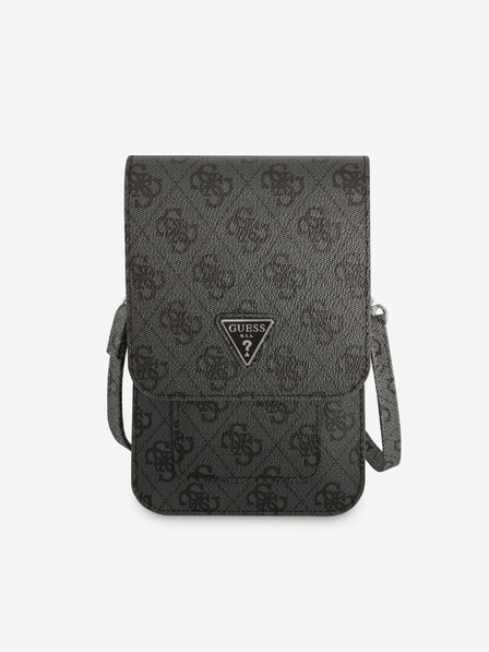 Guess Guess PU 4G Triangle Logo Handytasche Schwarz