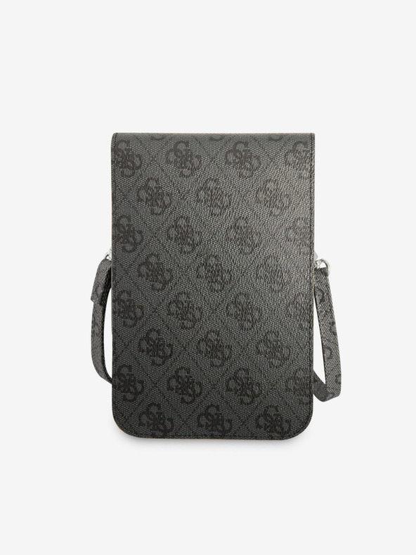 Guess Guess PU 4G Triangle Logo Handytasche Schwarz