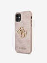 Guess Guess PU 4G Metall-Logo-Rückseite für iPhone 11 Rosa
