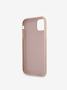 Guess Guess PU 4G Metall-Logo-Rückseite für iPhone 11 Rosa