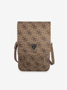 Guess Guess PU 4G Triangle Logo Handytasche Braun