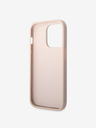 Guess Guess PU 4G Metall-Logo-Rückseite für iPhone 15 Pro Max Pink