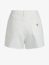 Guess Weiße Damen Denim Shorts mit Schlitz Guess Claudia