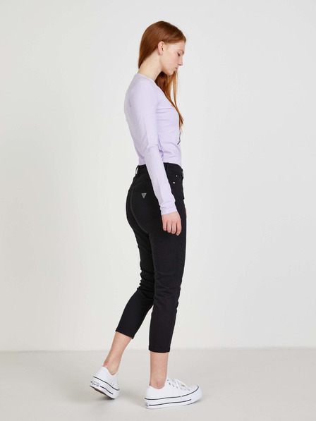 Guess Hellviolettes Guess Damenhemd mit Druck