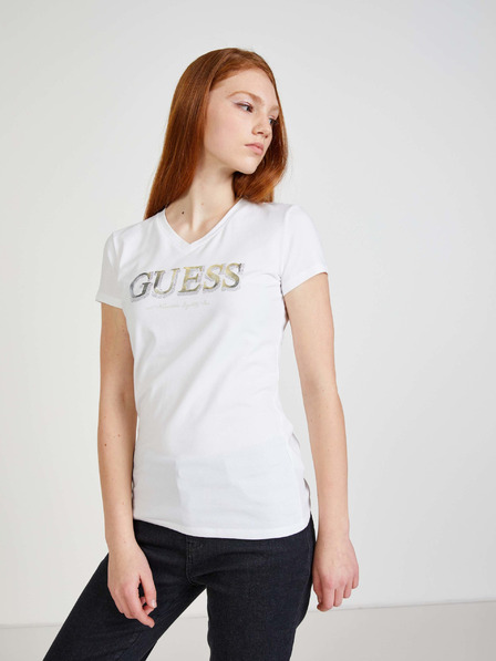 Guess Weißes Guess T-Shirt für Frauen
