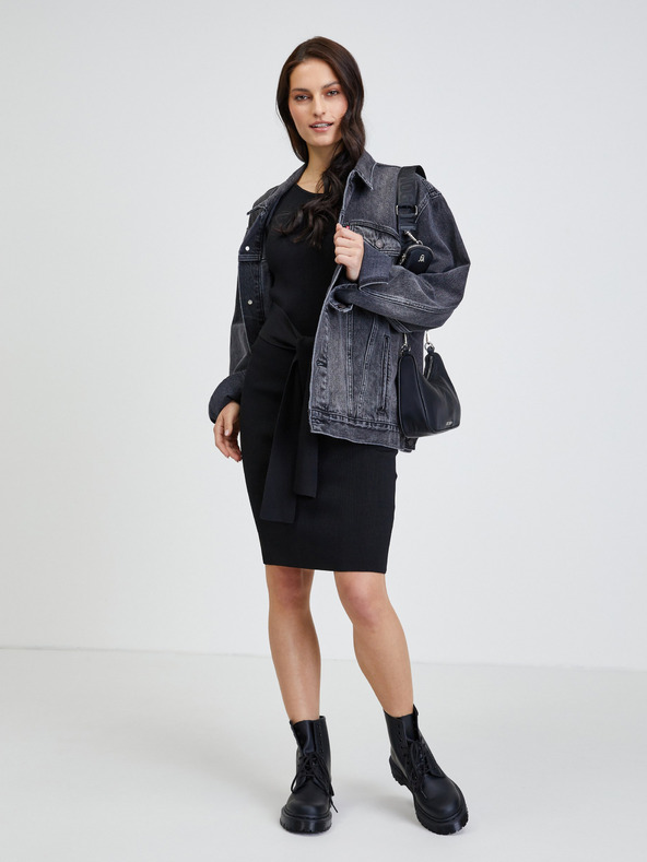 Guess Schwarzes Guess Annie Kleid