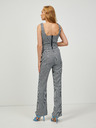 Guess Schwarz kariertes Top Guess Aude