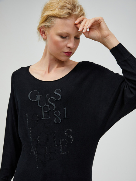 Guess Schwarzer leichter Damenpullover Guess Carole