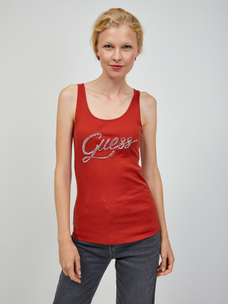 Guess Guess Hegle Rotes Damen-Tank-Top
