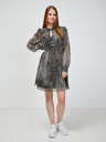 Guess Grau gemustertes Kleid Guess Morgane