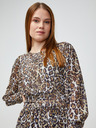 Guess Braunes Kleid mit Tierprint Guess Enora