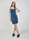 Guess Blaues Jeanskleid ohne Ärmel Guess Lilamor