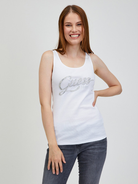 Guess Weißes Guess Hegle Tank-Top für Frauen