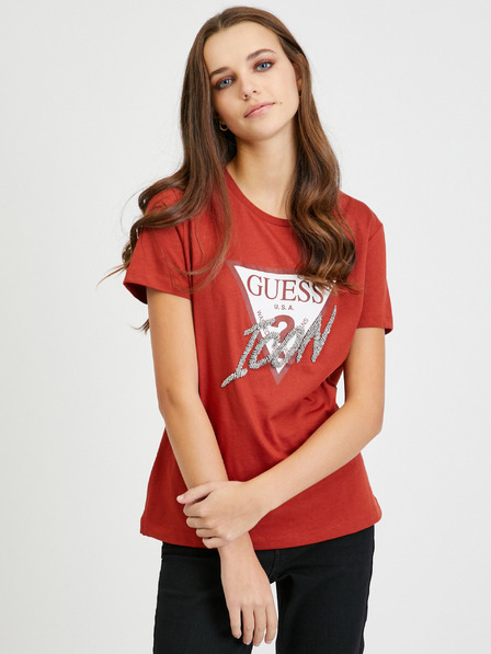 Guess Guess Rotes Damen-T-Shirt