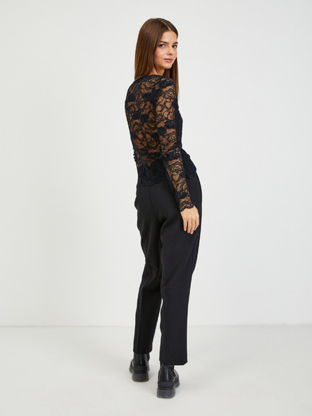 Guess Schwarzes Damen-Spitzenshirt Guess Gemma