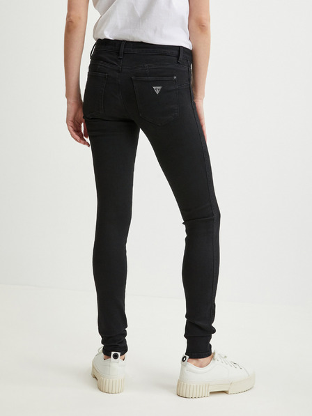 Guess Schwarze Skinny Fit Jeans für Damen Guess Curve X
