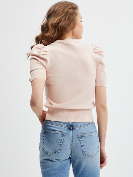 Guess Hellrosa Damen Kurzarmpullover Guess Emma