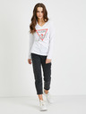 Guess Weißes Damen-Langarm-T-Shirt Guess Icon