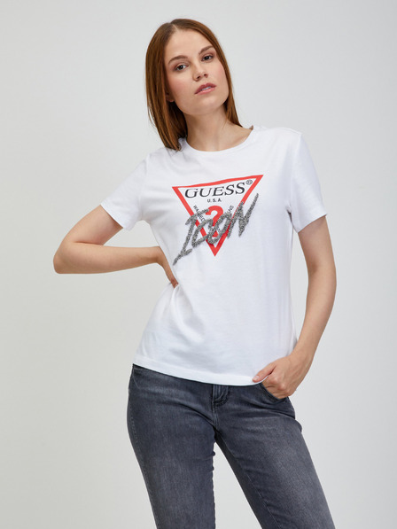 Guess Weißes Guess T-Shirt für Frauen