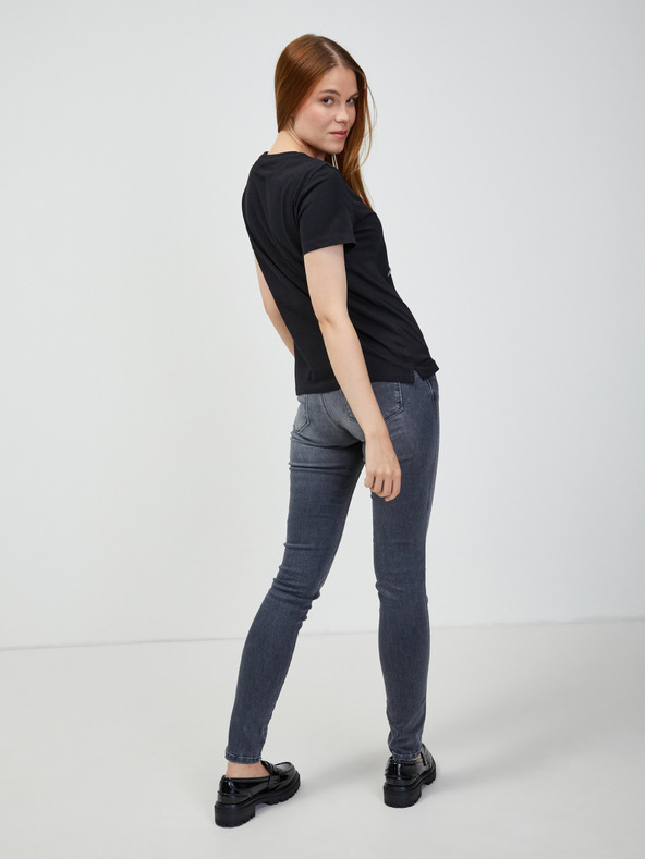 Guess Schwarzes Guess T-Shirt für Frauen