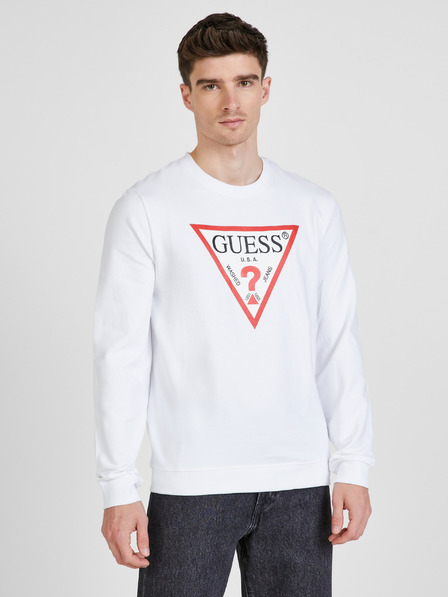 Guess Weißes Guess Herren-Sweatshirt