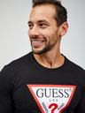 Guess Schwarzes Guess Herren-Langarmhemd