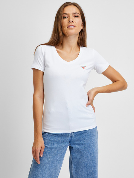 Guess Weißes Guess T-Shirt für Frauen