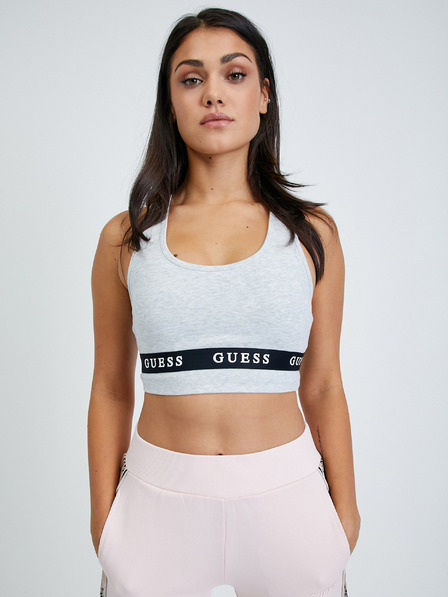 Guess Hellgrau gestreifter Sport-BH Guess Aline