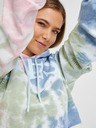 Guess Grüner und blauer Guess Batik-Kapuzenpullover für Damen