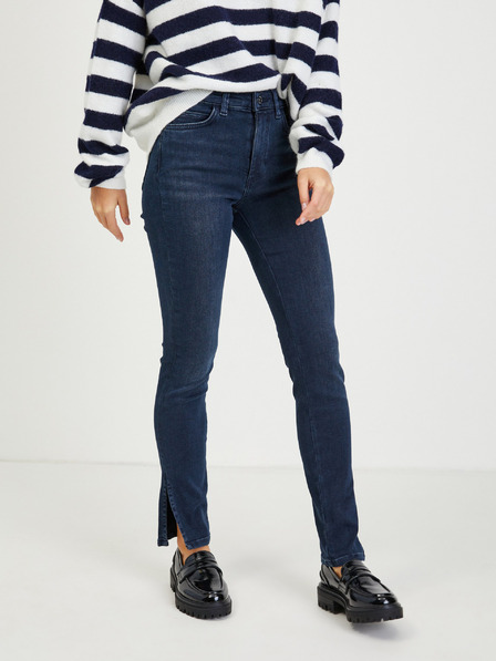Guess Dunkelblaue Skinny Fit Jeans mit Schlitzen Guess 1981